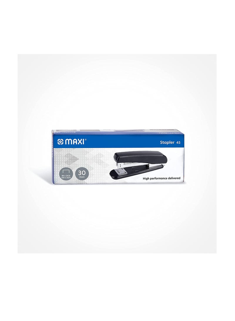 Maxi 45 STAPLER 30 SHEETS BLACK COLOR, 45BL - Image 2