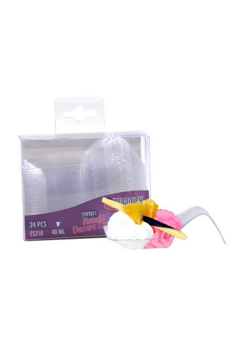 Super Touch Retail Clear Square Display Spoon [Es210]