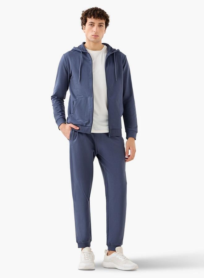 Active Men Zip Through Hoodie - Image 2