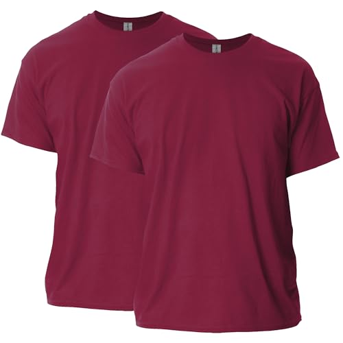 Gildan Adult Ultra Cotton T-Shirt, Style G2000, Multipack, Cardinal Red (2-Pack), Large - Image 5