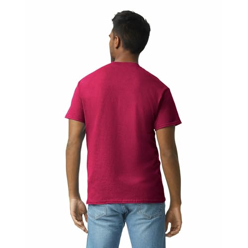 Gildan Adult Ultra Cotton T-Shirt, Style G2000, Multipack, Cardinal Red (2-Pack), Large - Image 3