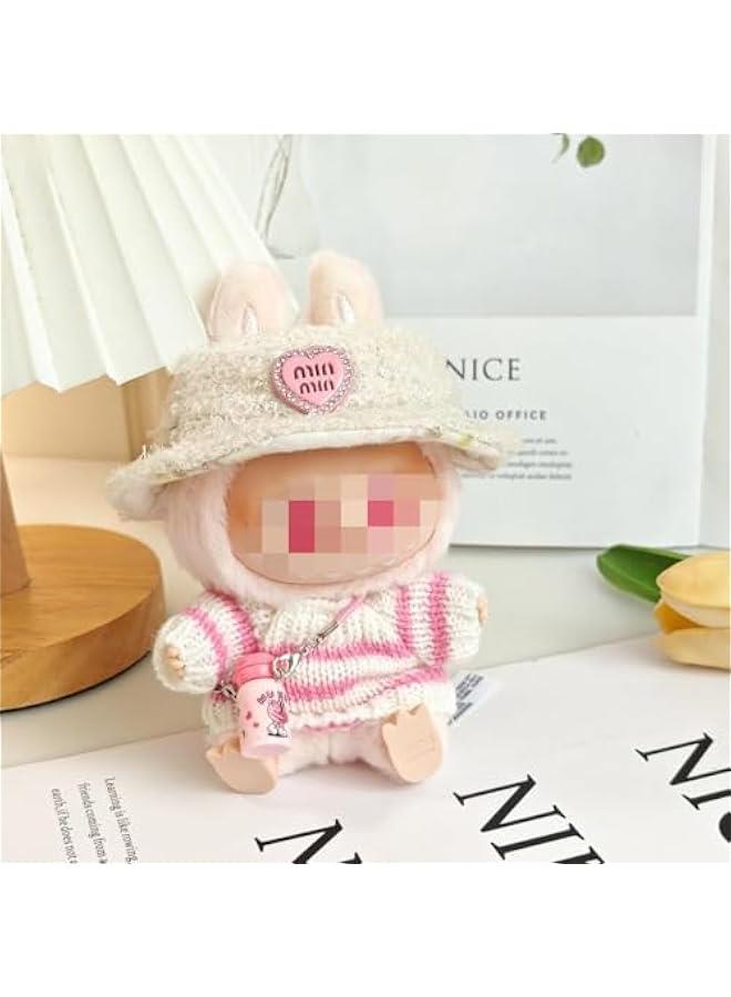 Arabest Doll Clothes Accessories Suitable for 17cm Labubu Dolls Sitting Hat Sunglass Bottle Shoes Sweater No Doll - Image 2