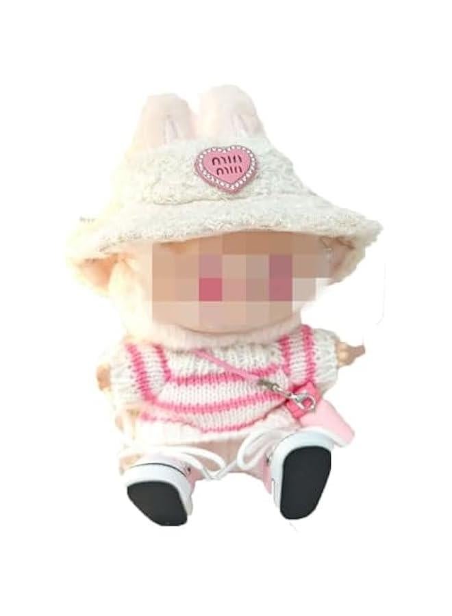 Arabest Doll Clothes Accessories Suitable for 17cm Labubu Dolls Sitting Hat Sunglass Bottle Shoes Sweater No Doll - Image 1