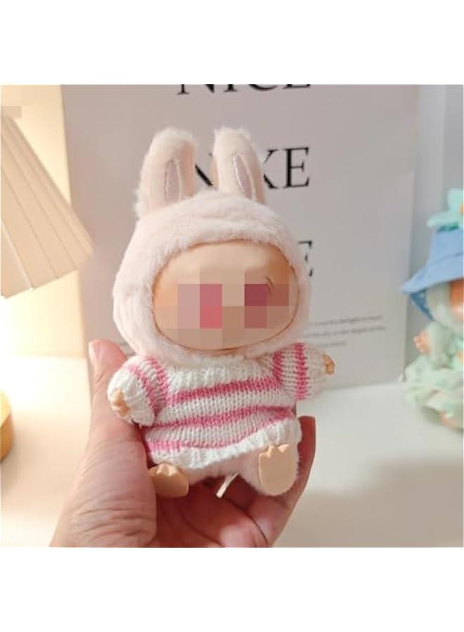 Arabest Doll Clothes Accessories Suitable for 17cm Labubu Dolls Sitting Hat Sunglass Bottle Shoes Sweater No Doll - Image 4