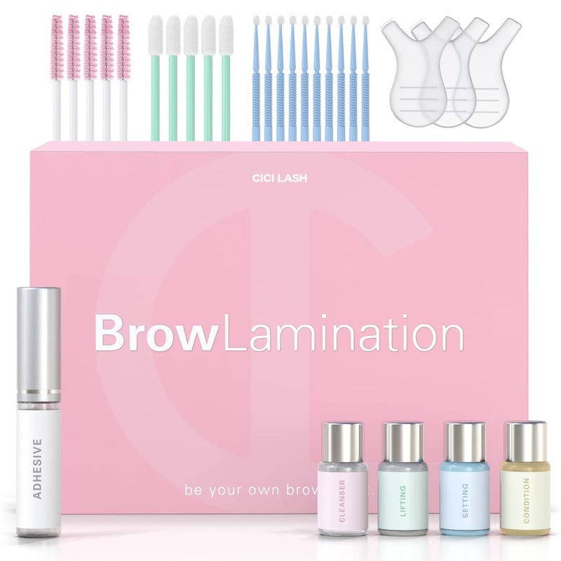 CICI Lash Brow Lamination Kit by CICI | Professional Instant DIY Eyebrow Lamination Lift Kit with Keratin Conditioning for Fuller, Thicker, Beautiful Brows | Easy to Use & Long Lasting Results - Image 1