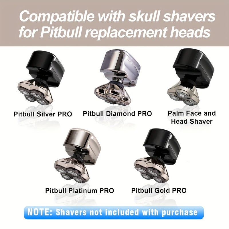 Pitbull Skull Shaver Replacement Blades 1pc Compatible With Golden Silver Platinum Pro Models - Image 5