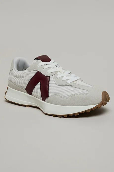 R&B Color Block Lace Up Sneakers