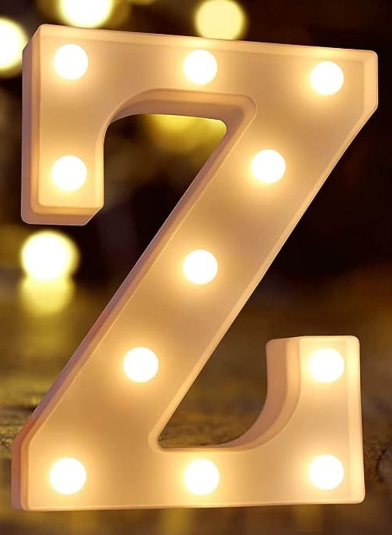فيتاشيلي أضواء الحروف الأبجدية LED تضيء الحروف البلاستيكية المعلقة Z - Image 1