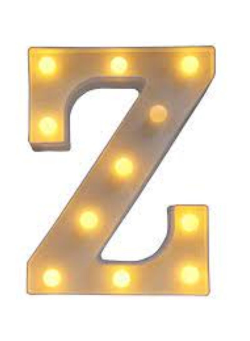 فيتاشيلي أضواء الحروف الأبجدية LED تضيء الحروف البلاستيكية المعلقة Z - Image 3