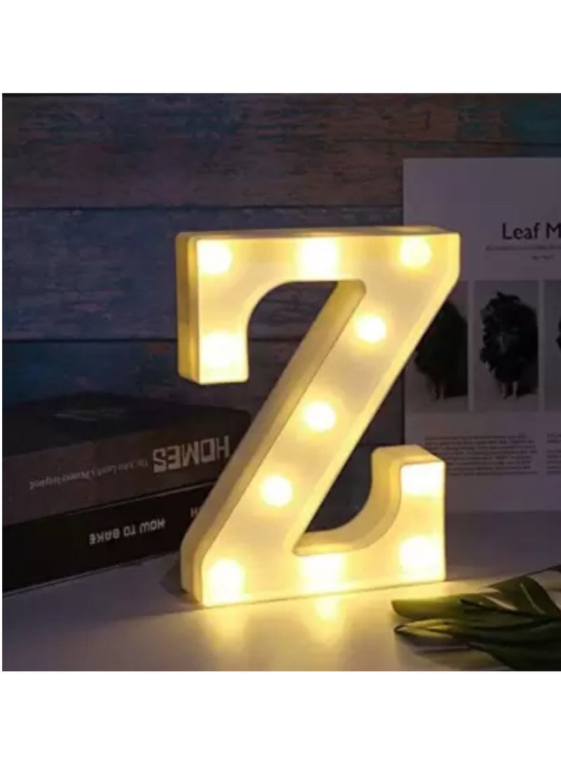 فيتاشيلي أضواء الحروف الأبجدية LED تضيء الحروف البلاستيكية المعلقة Z - Image 5