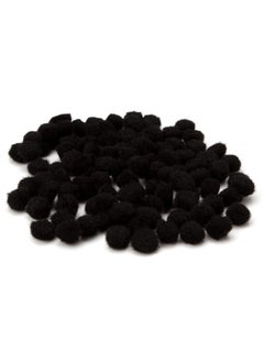 Cousin Diy Black 1/2 Inch Poms 100 Pack  - Image 2