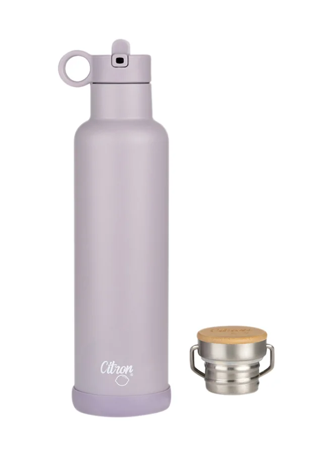 Citron Vacuum Insulated Stainless Steel Water Bottle 750 Ml - Purple