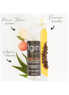 Tgin Honey Whip Hydrating Mousse For Natural Hair - Dry Hair - Textured Hair - Curly Hair - Damaged Hair- 8Oz  - Image 2