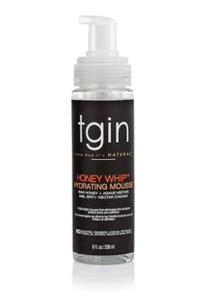 Tgin Honey Whip Hydrating Mousse For Natural Hair - Dry Hair - Textured Hair - Curly Hair - Damaged Hair- 8Oz  - Image 1