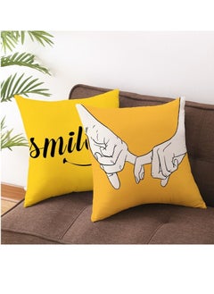 Y&D 2Pcs pillowcase pillow cover for home decor 45*45cm 