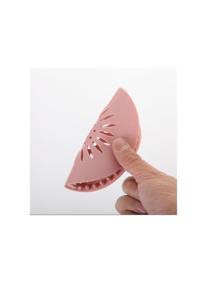 The Bros 5-Pack Silicone Hair Catcher Shower Drain Covers - Easy to Install and Clean, Bathroom Tub, Shower, and Sink Protector - Image 5