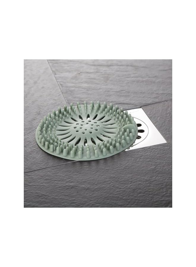 The Bros 5-Pack Silicone Hair Catcher Shower Drain Covers - Easy to Install and Clean, Bathroom Tub, Shower, and Sink Protector - Image 4