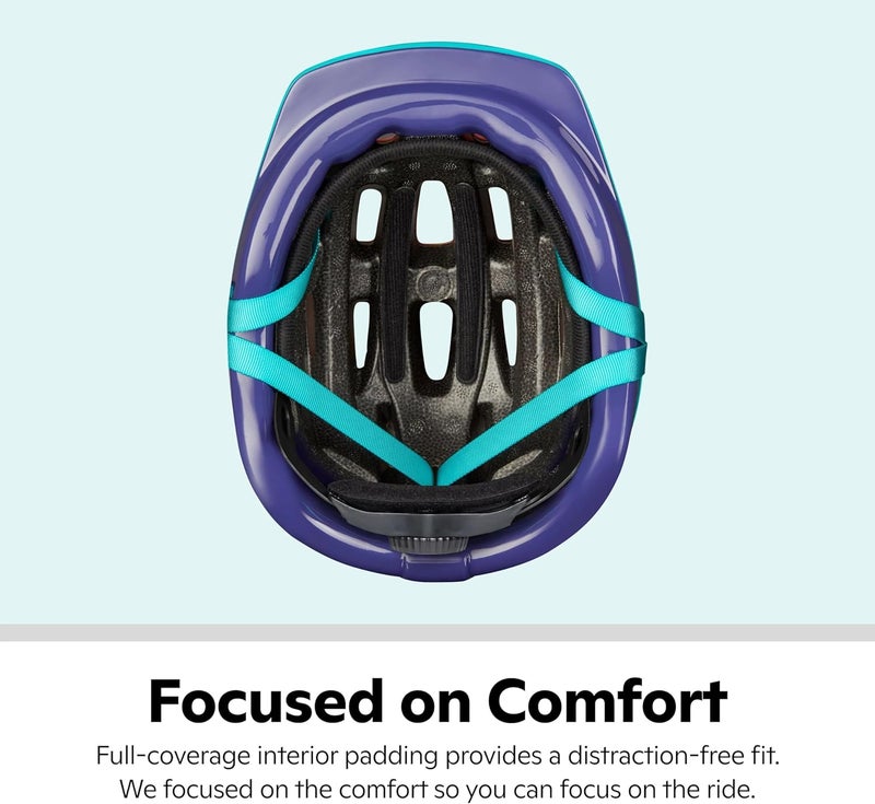 SCHWINN Classic Bike Helmet for Kids, Purple Polkadots, Helmet for Kids Ages 1-3, Ultra Lightweight, Adjustable Dial, Full Coverage with Vented Airflow, Infant and Toddler Bike Helmet - Image 5