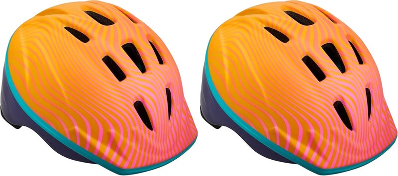SCHWINN Classic Bike Helmet for Kids, Purple Polkadots, Helmet for Kids Ages 1-3, Ultra Lightweight, Adjustable Dial, Full Coverage with Vented Airflow, Infant and Toddler Bike Helmet - Image 1