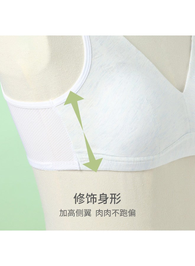 Long time companion 12-15 Years Girls' Full Mesh Deep V Back Second-stage Sports Bra - Image 5