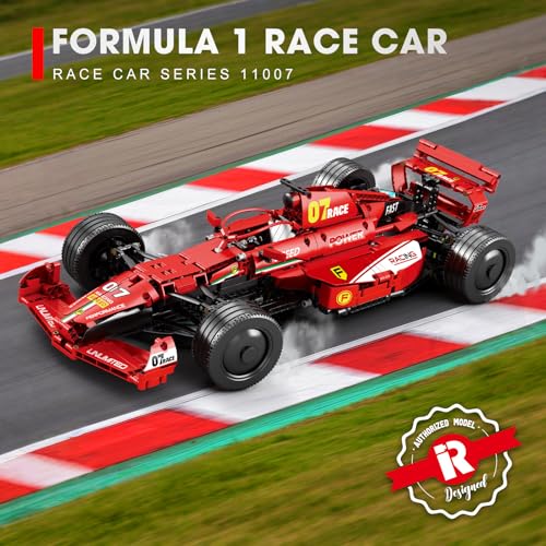 Reobrix F1 Cars Building Sets for Adults Technical Formula 1 Model Car Kits Cool 18 Scale Race Car Model Display for Home or Office Decor Collectible Gifts for F1 Fans 928 PCSStatic Version - Image 5
