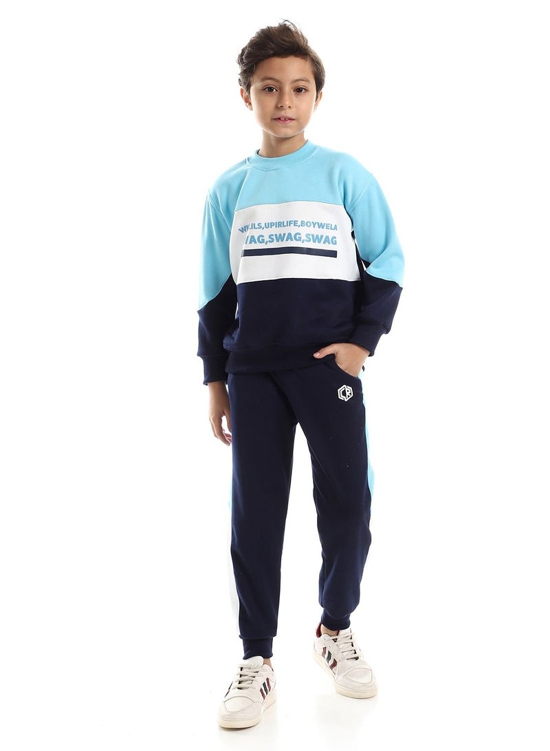 Caesar Boys Training Suit Printed - Image 1