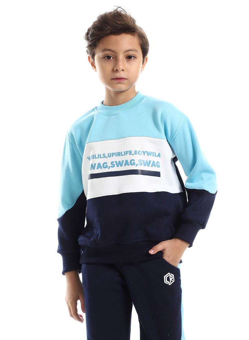 Caesar Boys Training Suit Printed - Image 3