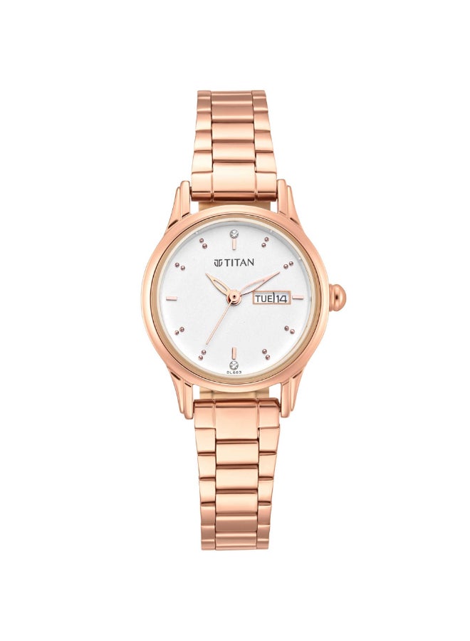 TITAN Analog Silver Dial Women's Watch-2656WM01 - Image 1