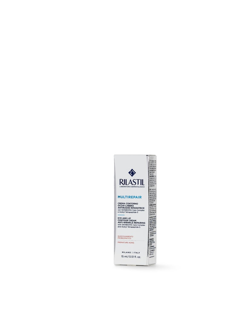 Rilastil RILASTIL MULTIREPAIR EYE AND LIP CONTOUR CREAM ANTI-WRINKLE REPAIRING 15ML  - Image 2