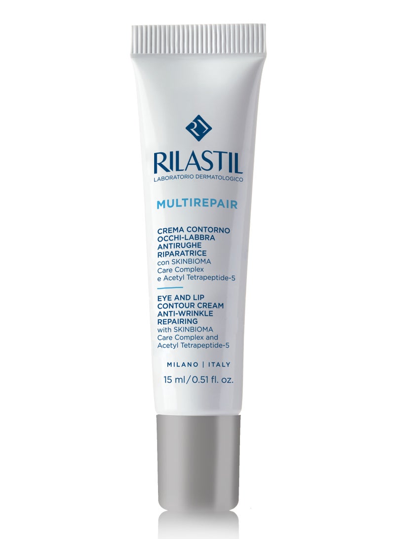 Rilastil RILASTIL MULTIREPAIR EYE AND LIP CONTOUR CREAM ANTI-WRINKLE REPAIRING 15ML  - Image 1