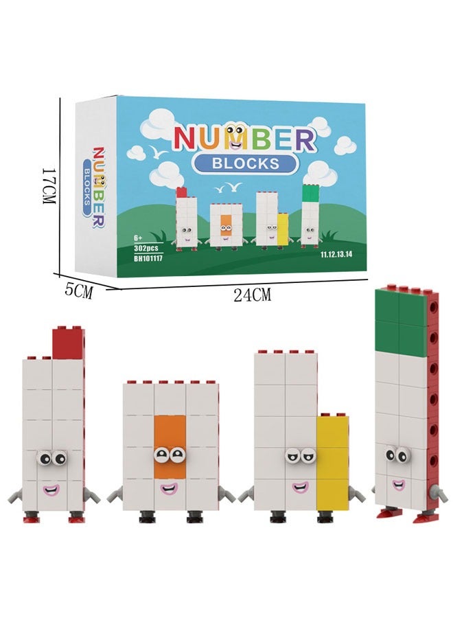 Digital building blocks, square doll models, children's educational small particles, assembled toy ornaments - Image 2
