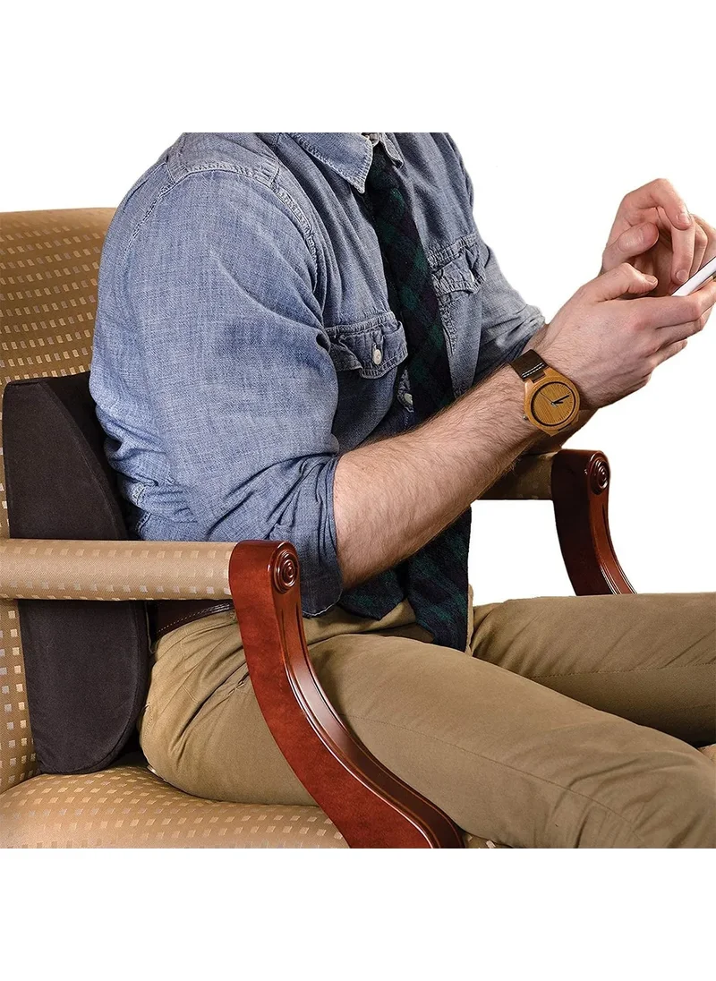Akselife Visco Orthopedic Waist Back Cushion Chair Office Waist Cushion Lumbar Support Pillow