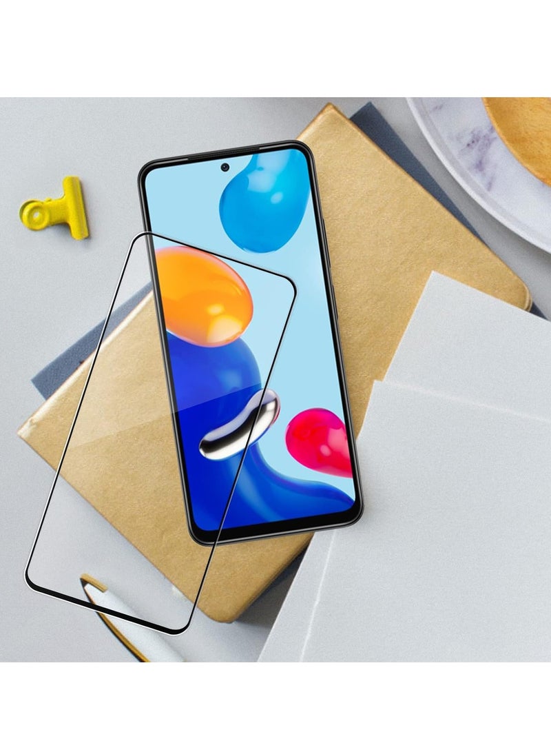 M7molge Full Coverage Glass Screen Protector for Xiaomi Redmi Note 12 Pro/Redmi Note 12 Pro+ - Black Frame  - Image 3
