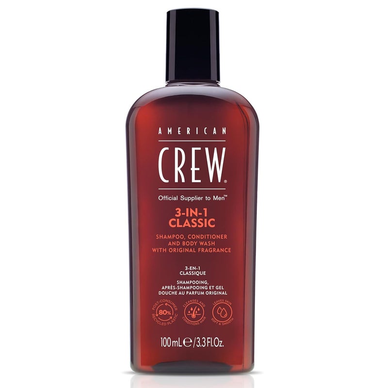 American Crew Shampoo Conditioner  Body Wash for Men 3in1 33 Fl Oz