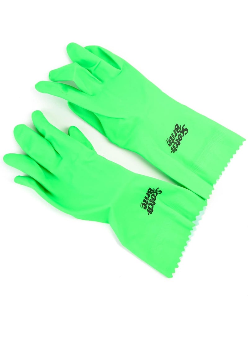 Scotch Brite Heavy duty gloves with lemon scent, Large size - Image 2