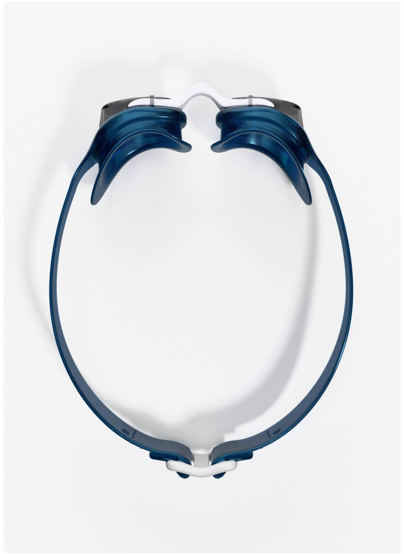 NABAIJI NABAIJI by DECATHLON, Kids' Swimming Goggles Xbase Clear Lenses Adjustable & Comfortable Blue White  - Image 4