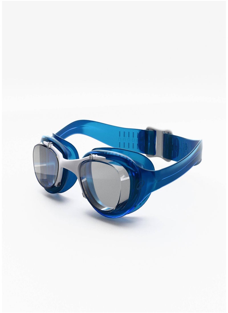 NABAIJI NABAIJI by DECATHLON, Kids' Swimming Goggles Xbase Clear Lenses Adjustable & Comfortable Blue White  - Image 1