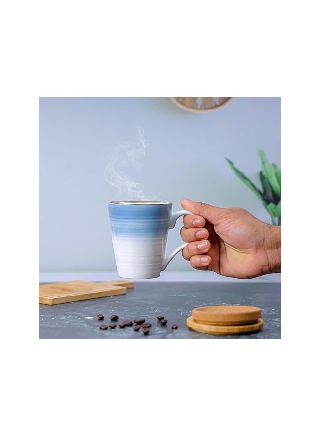 S-TOP Reuable Stoneware Coffee Mug 350 ML- Large Coffee & Tea Mug, Traditional Extra Large Tea Mug, Thick Wall Small Portable Mug | Ideal for Hot & Cold Drinks - Image 3