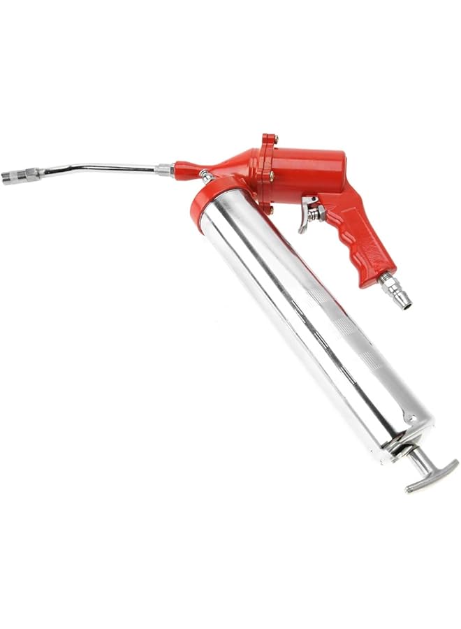Generic Powerful 400Cc Pneumatic Grease Gun Zinc Alloy Die-Cast Head 1/4In Connector For Heavy Duty Machinery Grease  - Image 4