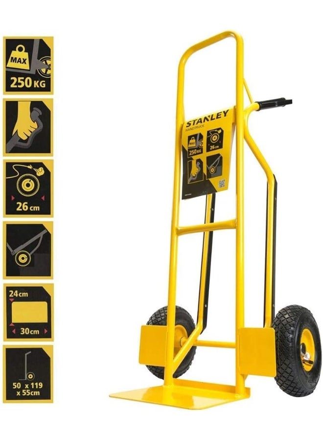Stanley Ht524 Steel Hand Truck-250Kg, Yellow, Sxwtc-Ht524 - Image 2