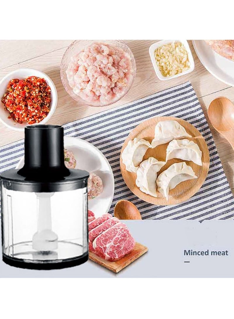 sokany Hand Blender with Two Speed Adjustable 1000 Watt 4-in-1 Stainless Steel Blades Ergonomic handle with Chopper, Whisk, 700ml Mixing Beaker, Detachable Electric Stick Blender Set - Image 5