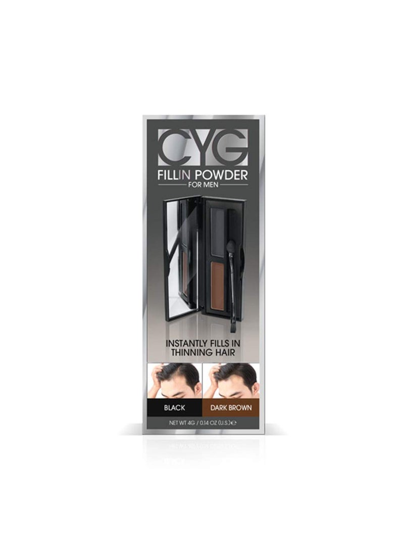 Cover Your Gray Cover Your Gray Fill In Powder Pro for Men  Dark BrownBlack 