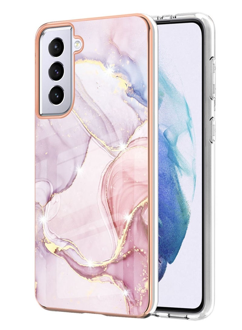 Loquat Double Sided Laminated Electroplated Marble Samsung Phone Case