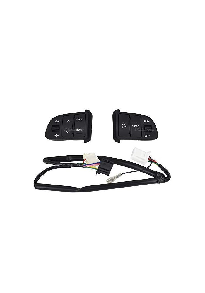 Malcayang Steering Pad Audio Cruise Remote Control Switch with Extension Wire for Kia Sportage 20122015 - Image 3