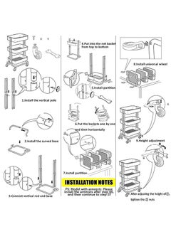 3 Tier Multipurpose Rolling Shelves Metal Cart Organizer White 85x45x35centimeter - pzsku/Z1A59100262E5D2D7BBCEZ/45/_/1702883444/1eb4cf60-0857-423b-ad58-73f78f435793