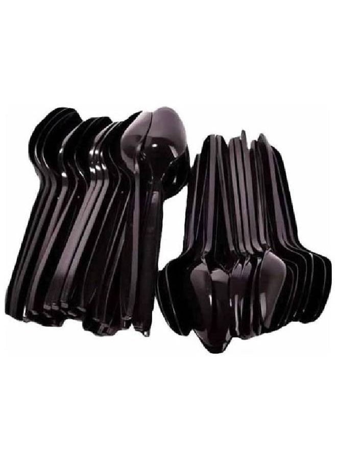 Generic Disposable Heavy Duty Plastic Spoon 40Pcs  - Image 1