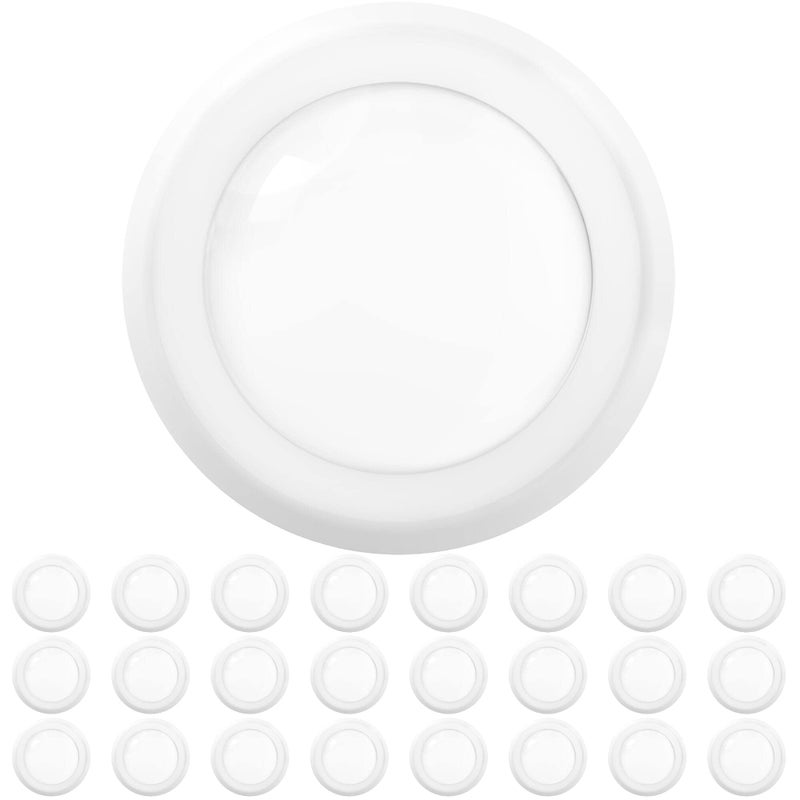 Sunco Lighting Sunco 24 Pack 5/6Ã¢â‚¬ LED Disk Lights Flush Mount Ceiling Light Fixture Recessed 5000K Daylight, 100W Equivalent 15W, 1050LM, Dimmable Low Profile Surface Mount ETL & Energy Star Listed - Image 1