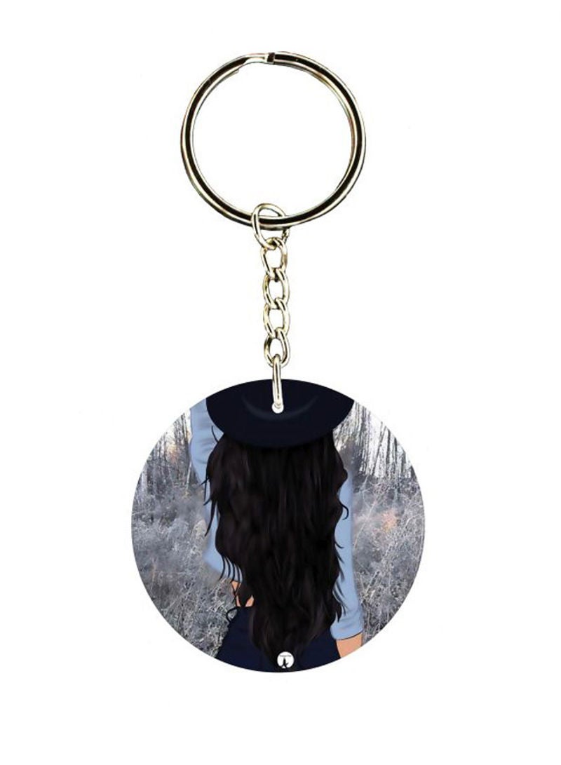 Cartoon Printed Keychain