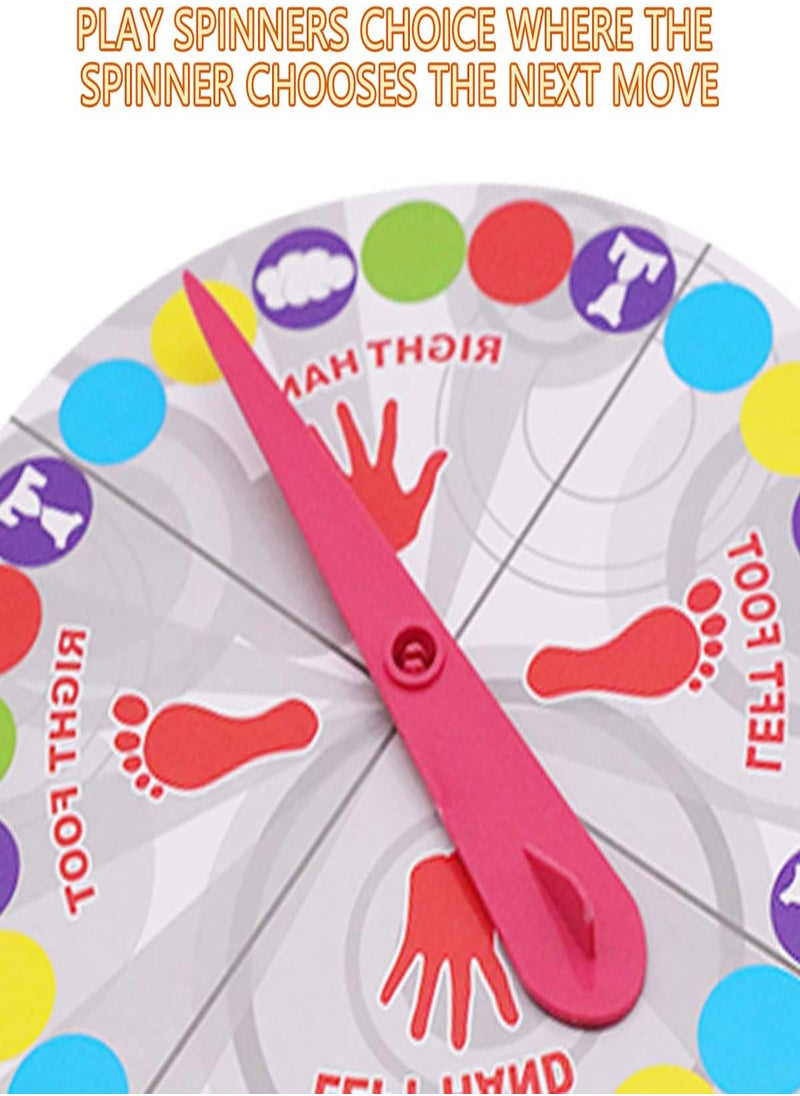 Twister Game with Spinner, Fun Balance Mat for Family and Team Activities, Classic Indoor and Outdoor Party Game, Perfect for Picnics and Gatherings  - Image 4