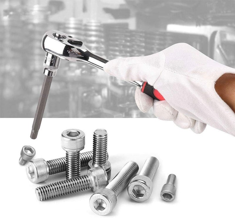 mainpoint Extra Long Torx Star Bit Socket Set 7 Piece T25-T60 CR-V "3/8" Drive 110mm(Torx) - Image 5